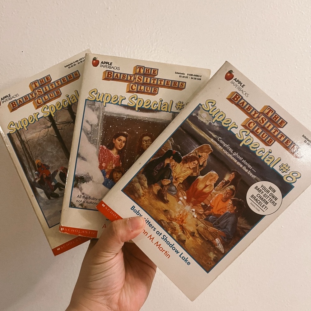VTG 1992 Scholastic The Babysitters Club Super Specials Box Set 3,7,8